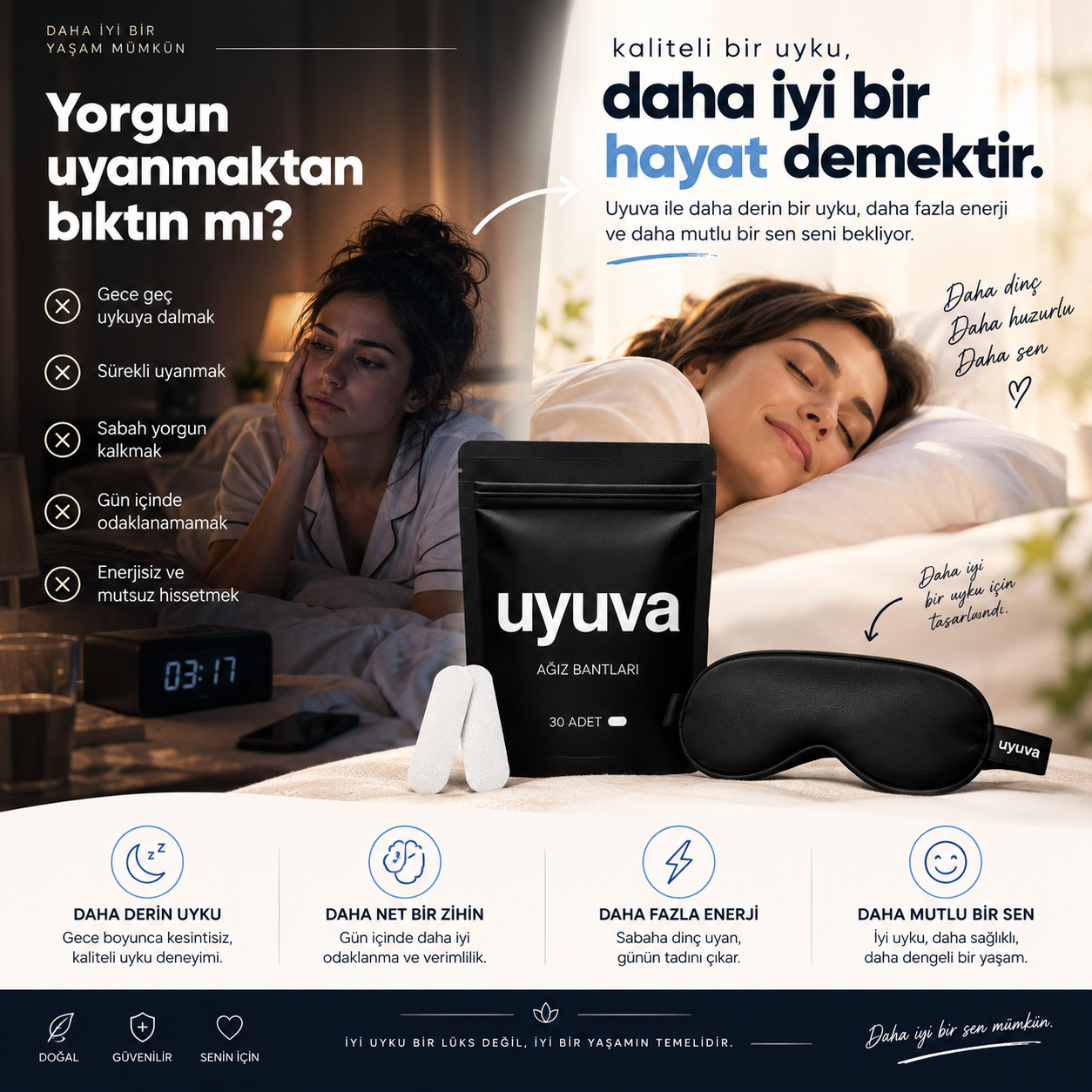 UYUVA™ Uyku Bandı